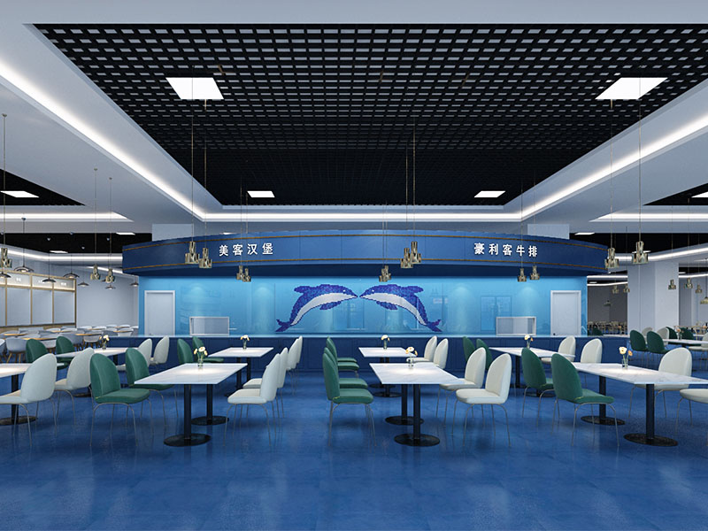齐河海洋馆主题餐厅装修案例